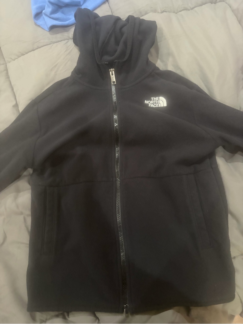 The North Face Kids Black Fleece Full-Zip Hoodie